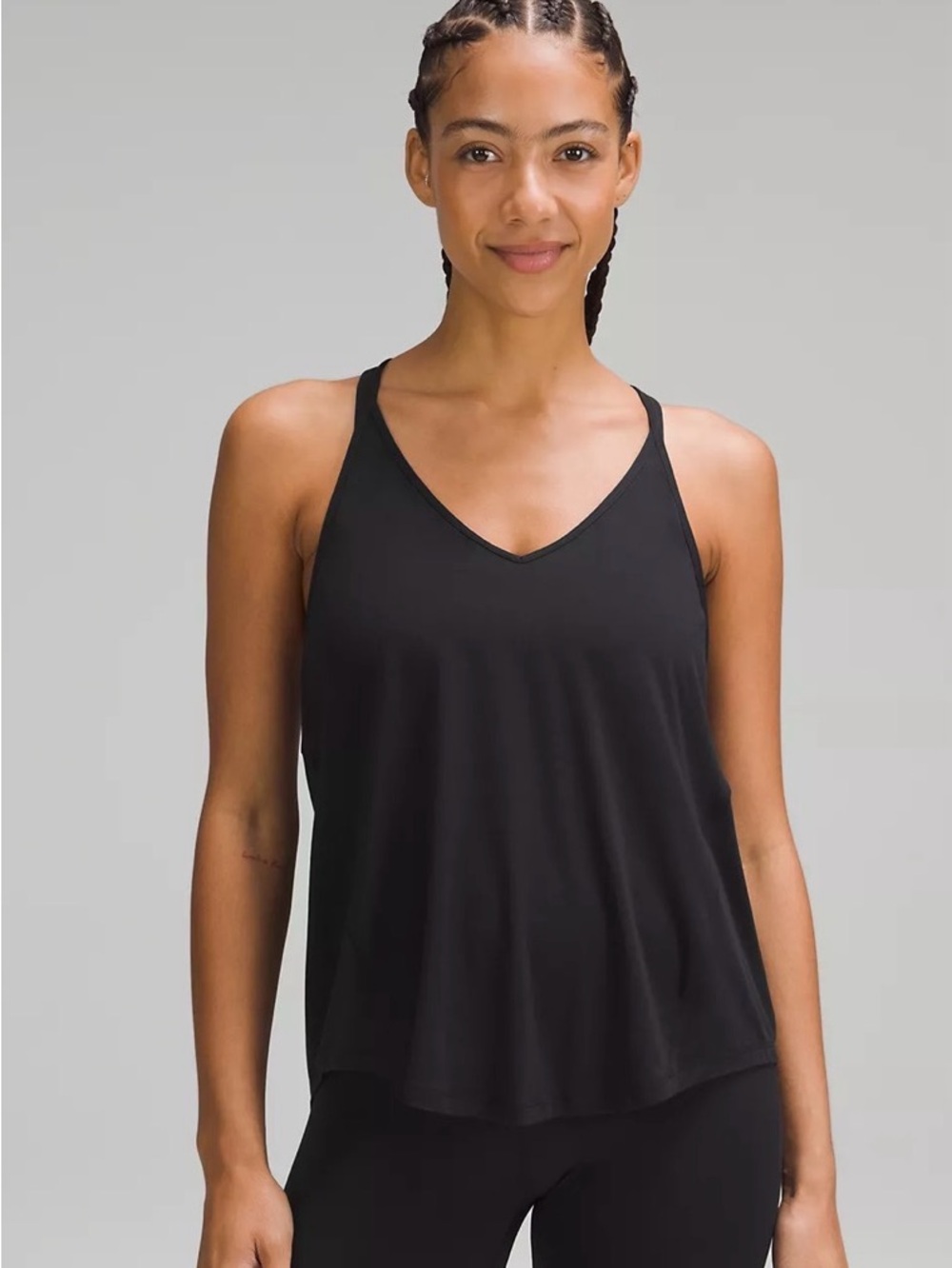 lululemon | modal-silk yoga tank top | 16